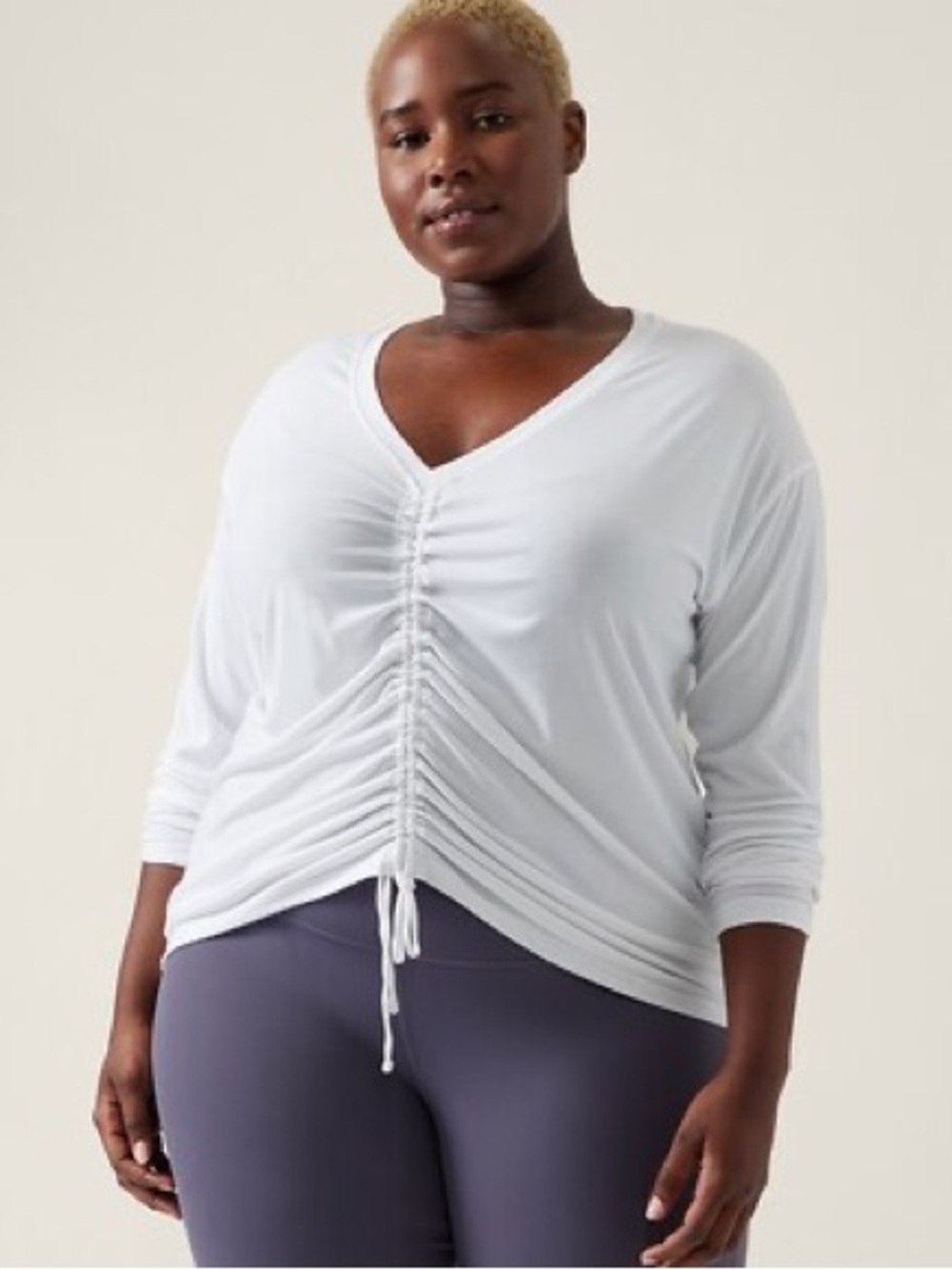 NWT Athleta Crossover Ruched Top | 2X